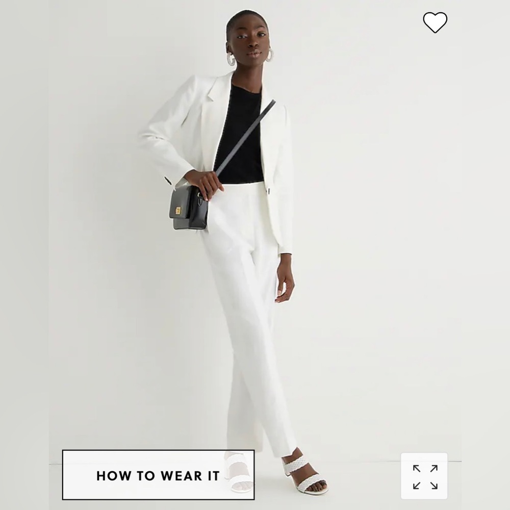 Kate straight-leg pant in stretch linen